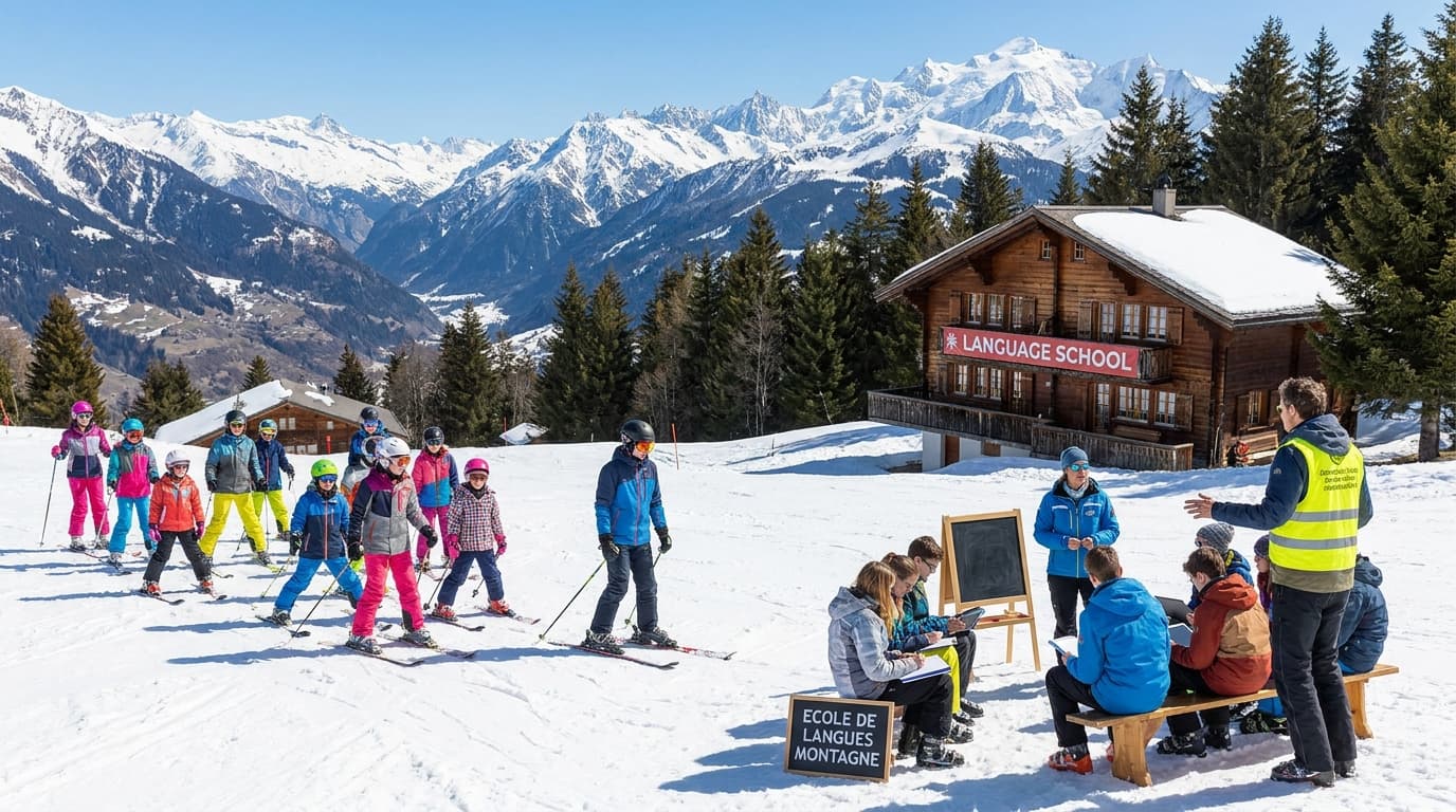 Swiss Winter Camps: Ski and Learn in the Alps — cover image
