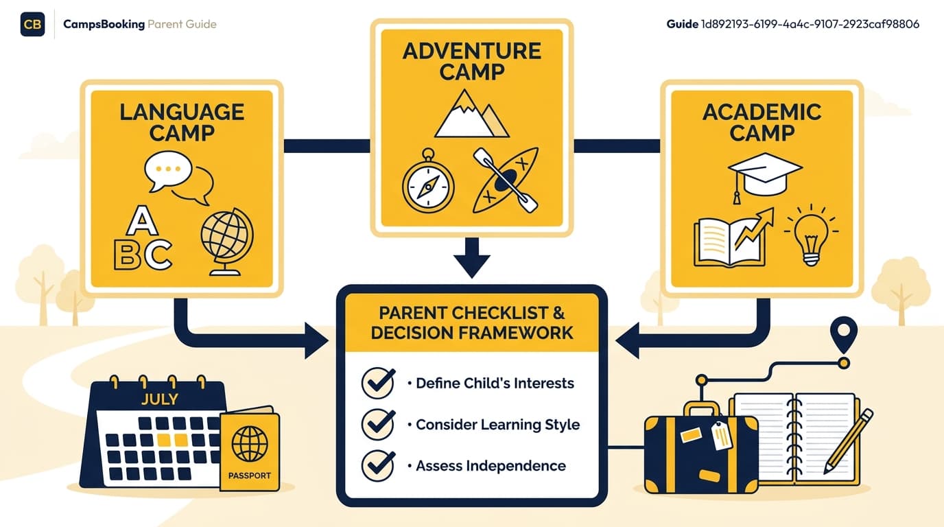 Choose Summer Camp: Language, Adventure, or Academic — cover image