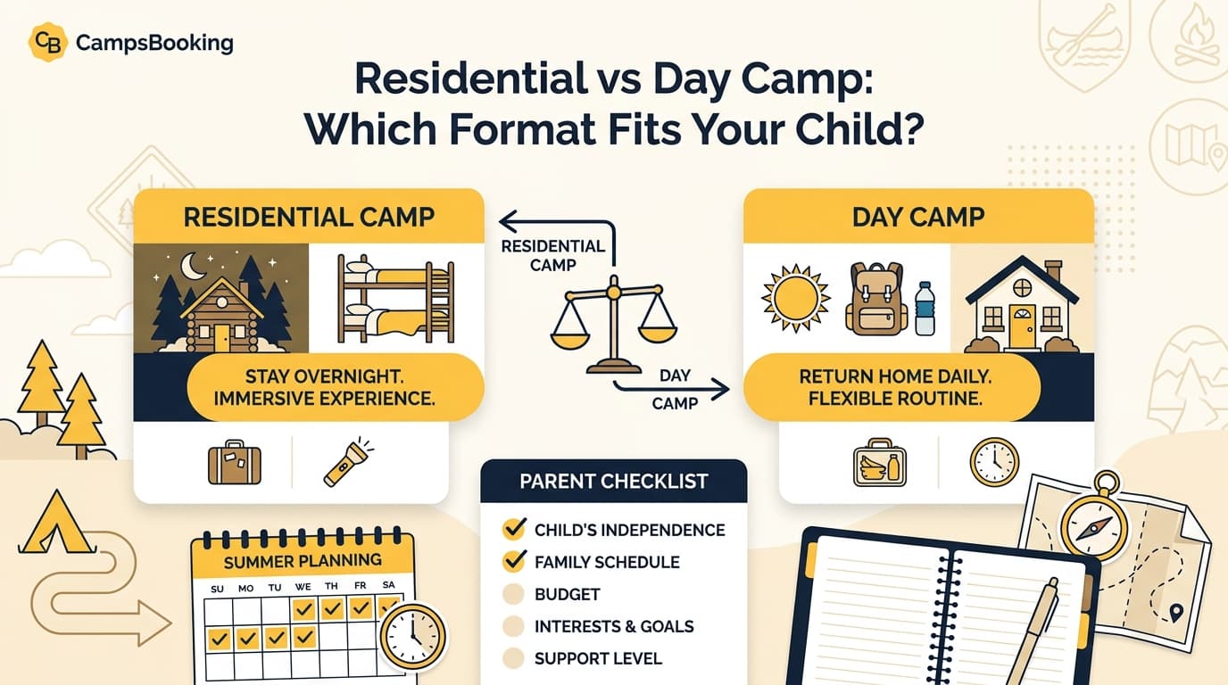 Residential vs Day Camp: Best Fit for Your Child — cover image